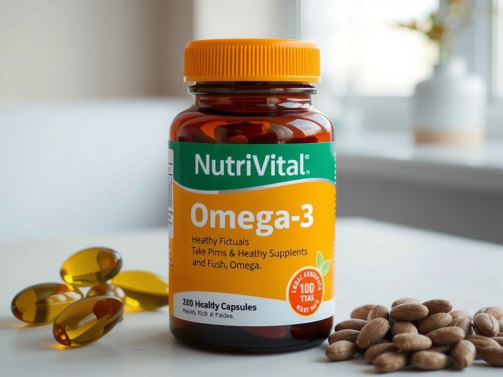 Imagine detaliată a suplimentului Nutrivitalvc Omega-3